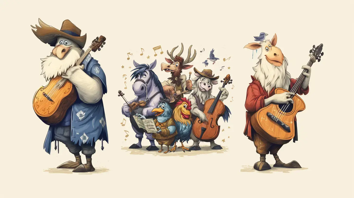 The Bremen Town Musicians-poster