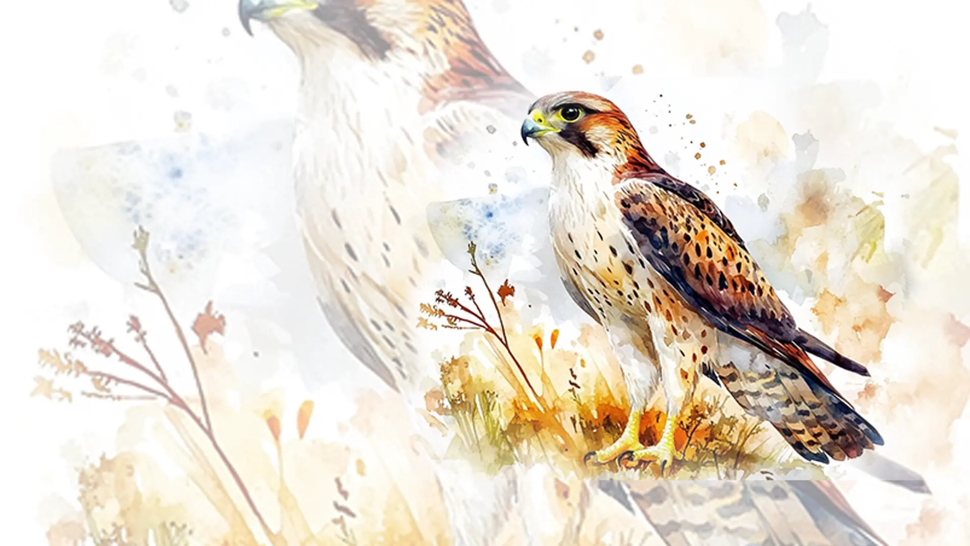 Faithful falcon-poster