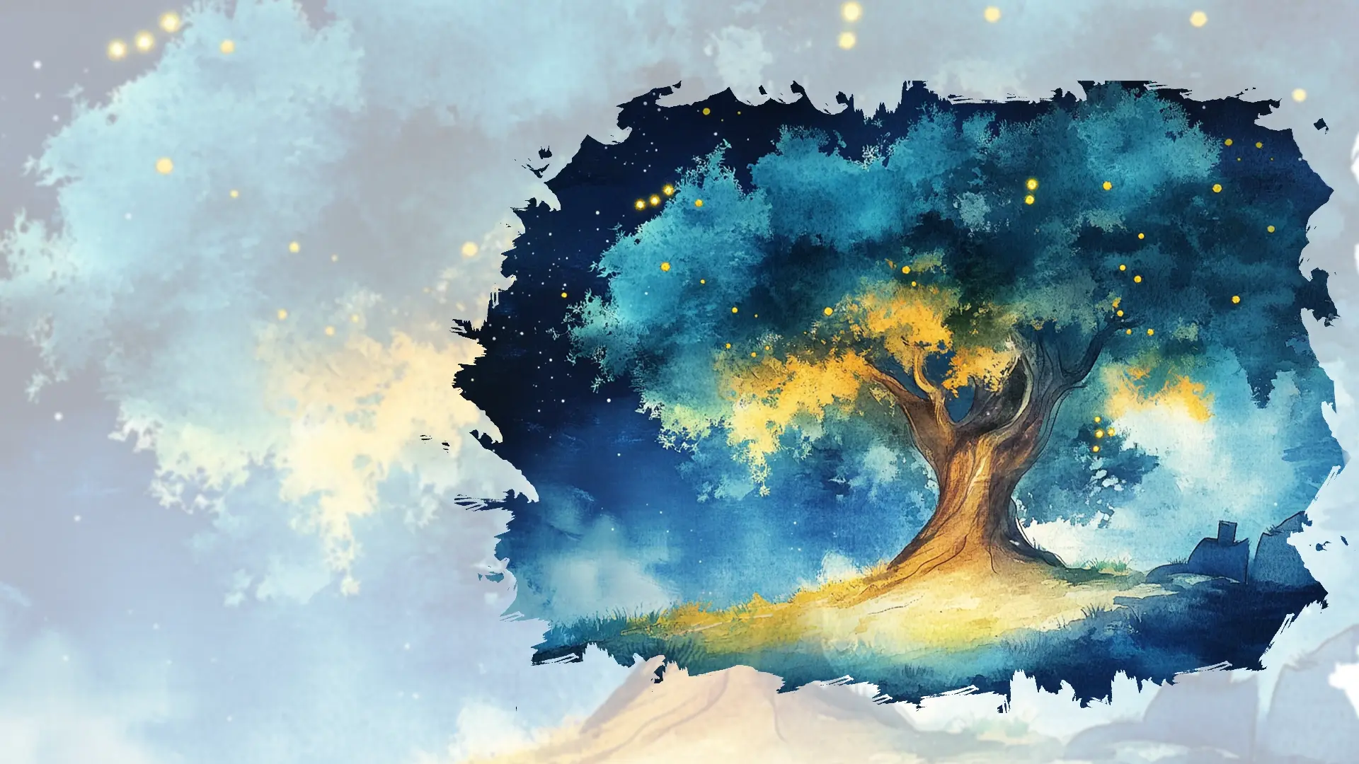 The magic tree-poster