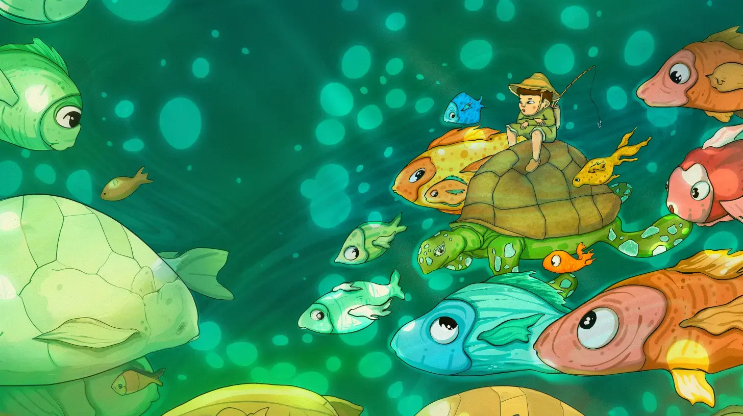 The little fisherman-poster